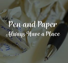 Pen and Paper always has a place