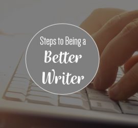 Steps to be a better writer
