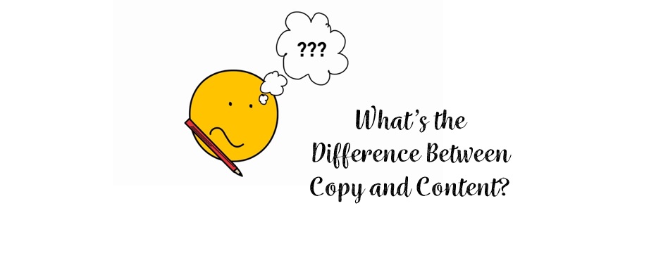 What's the difference between content and copy