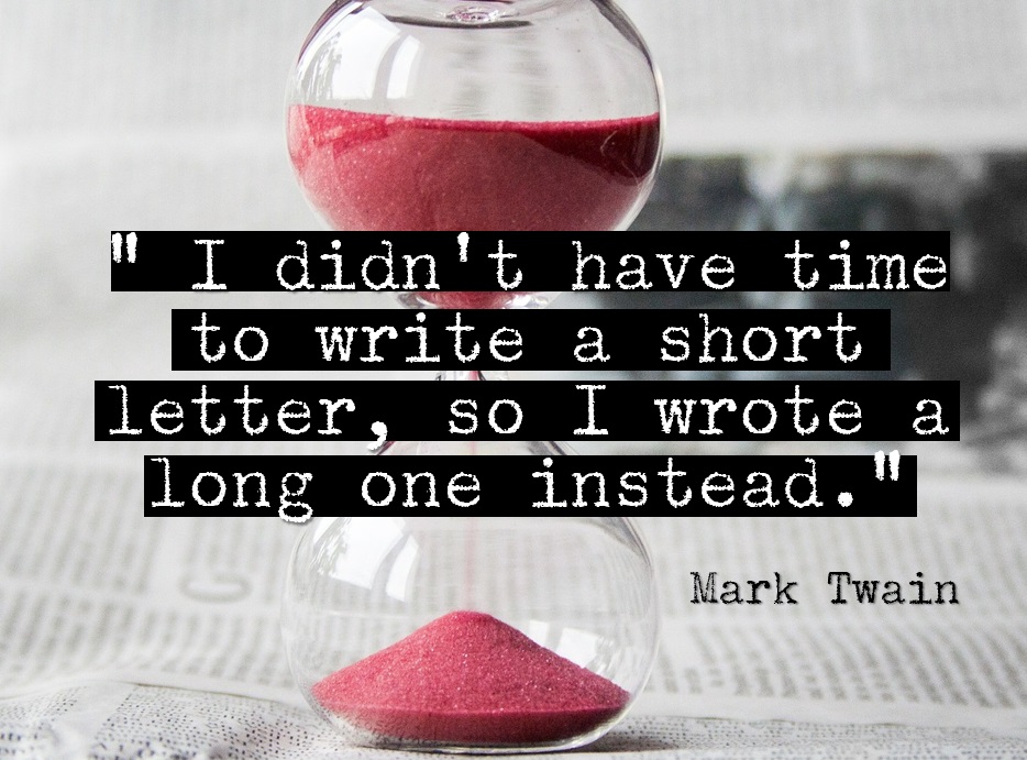 Mark Twain I didn't have time to write a short letter quote