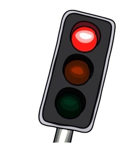 Traffic lights. No when to stop