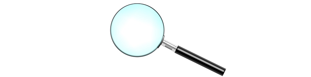 magnifying glass for blog research