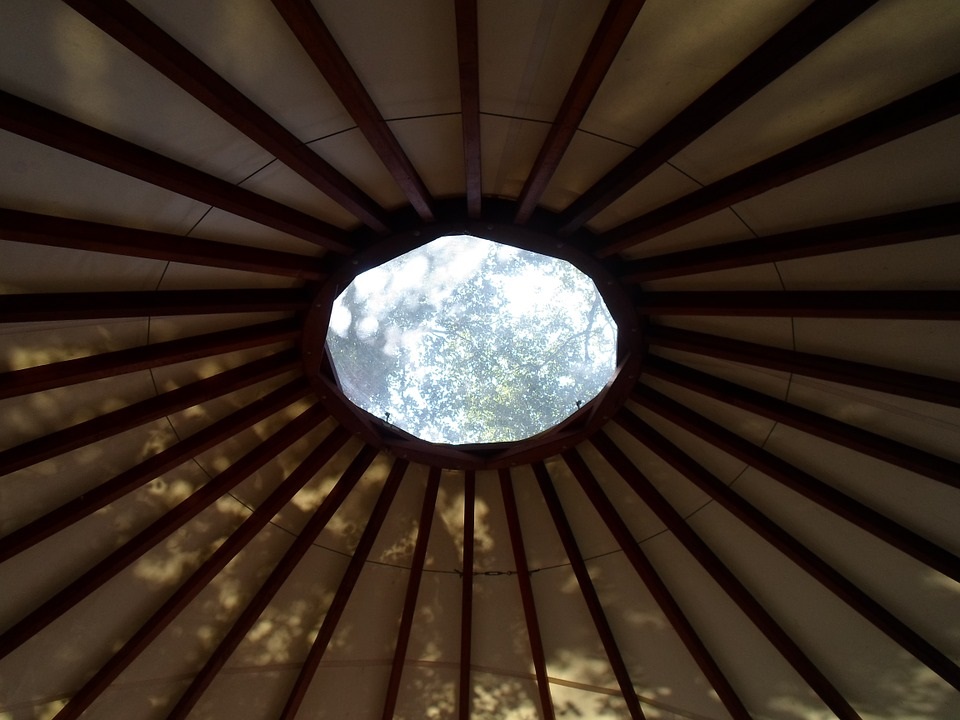 Freedom inside a yurt