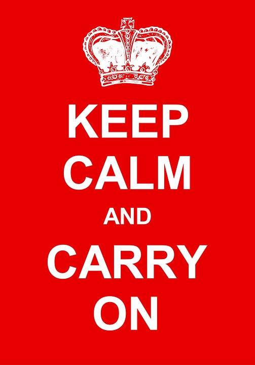 keep calm and carry on being quirky