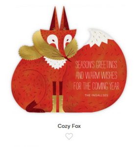 Cozy Fox greetings