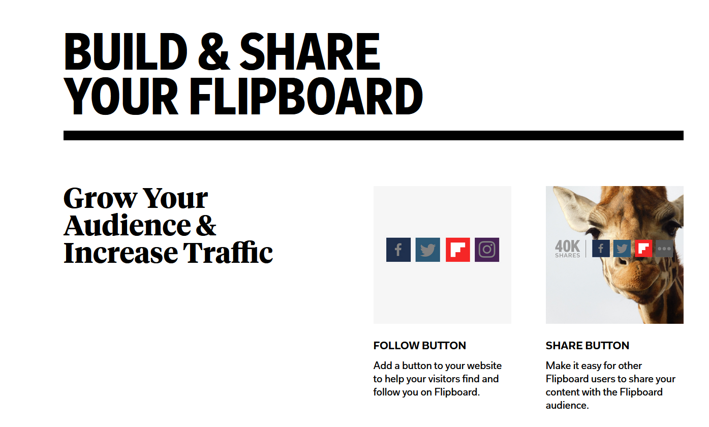 Build your audience with Flipboard