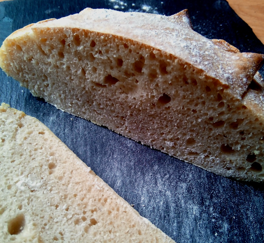 Homemade sourdough loaf