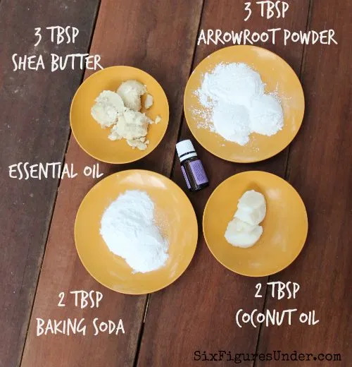 homemade deodorant ingredients