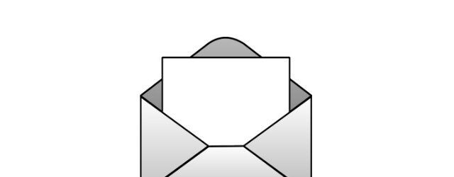 email tips image of an envelope with an email message inside